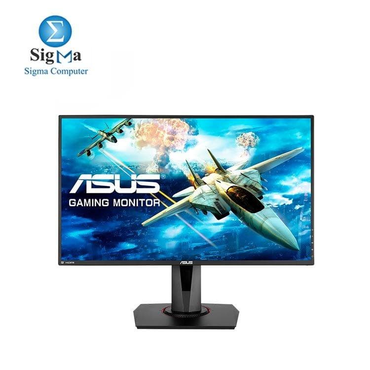 شاشة جيمنج اسوس VG278QR - 27 بوصة، Full HD، 0.5ms، 165Hz، متوافقة مع G-SYNC، Adaptive Sync