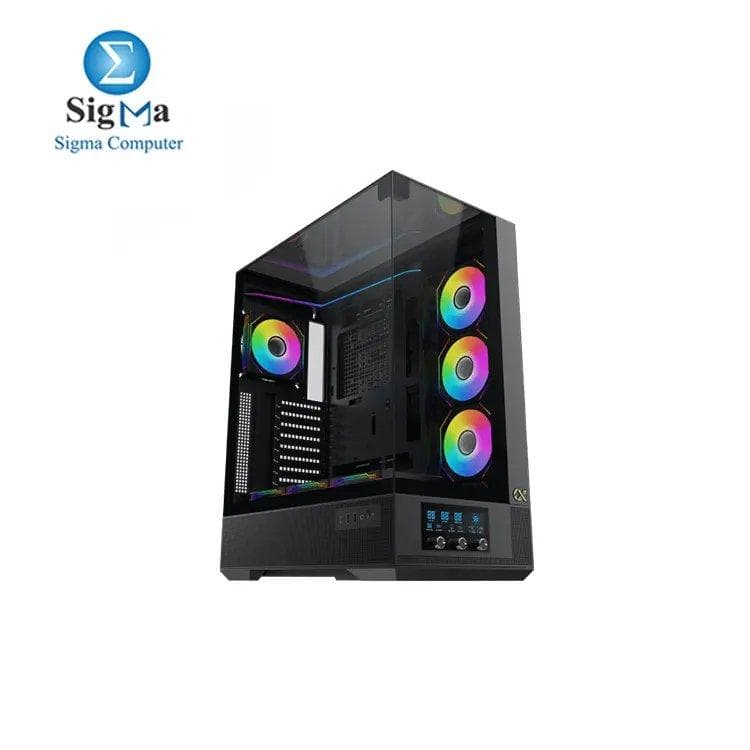كيسة كمبيوتر Xigmatek Vision Pro تدعم BTF وشاشة LCD، تدعم تبريد مائي حتى 480mm