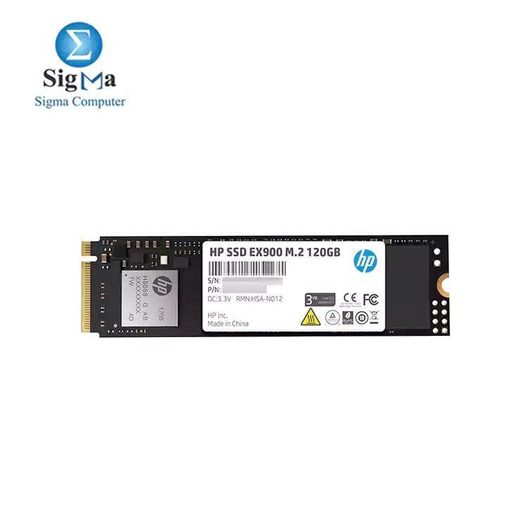 هارد اتش بي EX900 سعة 120 جيجا NVMe داخلي للكمبيوتر - Gen3 x4 PCIe M.2 2280