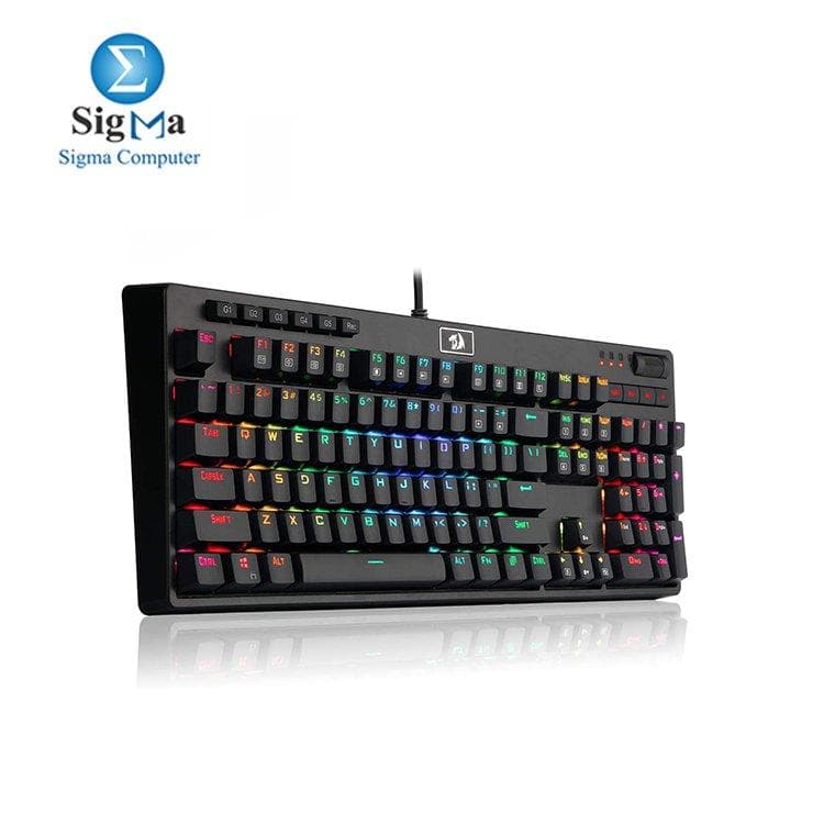كيبورد جيمنج ميكانيكال ريدراجون K579 سلكي بإضاءة RGB