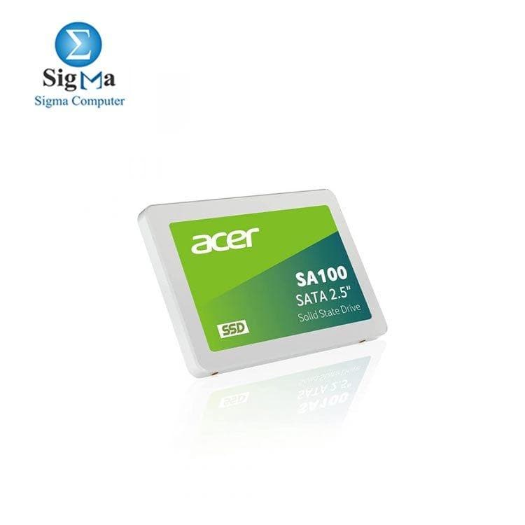 هارد ايسر SA100 سعة 240GB SATA III مقاس 2.5 بوصة داخلي SSD - سرعة 6 Gb/s، تقنية 3D NAND Solid State Hard Drive سرعة تصل إلى 549 MB/s - BL.9BWWA.102