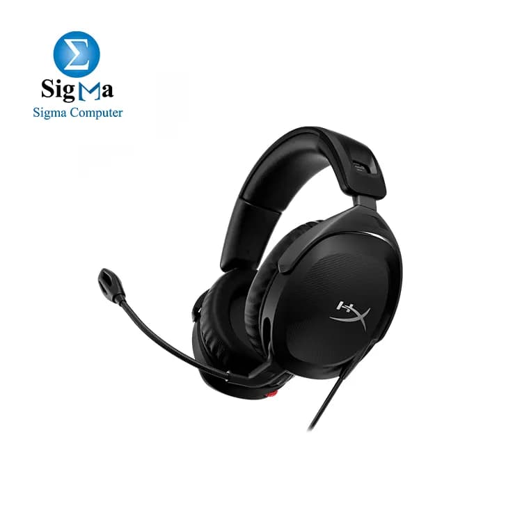 هايبر اكس Cloud Stinger 2 سماعة جيمنج سلكية - صوت محيطي DTS Headphone:X، راحة مميزة، وسائد أذن دوارة، للكمبيوتر - أسود - 519T1AA