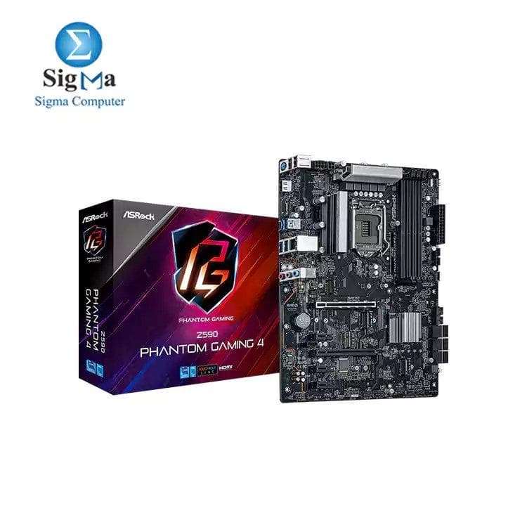 لوحة أم Asrock انتل Z590 Phantom Gaming 4 DDR4 OC