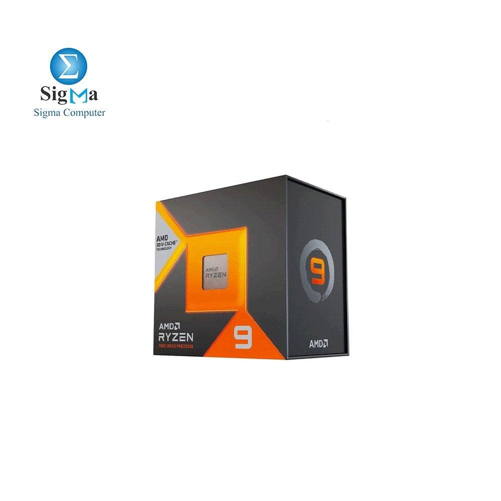 معالج اي ام دي RYZEN 9 7950X3D بـ 16 نواة و32 مسار (سرعة 4.5/5.7 جيجاهرتز، كاش 144 ميجابايت، 120 وات، AM5) مع كرت شاشة Radeon
