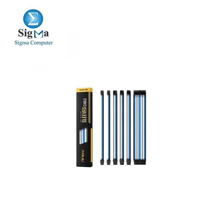 Antec PSU Sleeved Extension Cable Kit Blue/Grey PSUSCB30-401-BG/WB