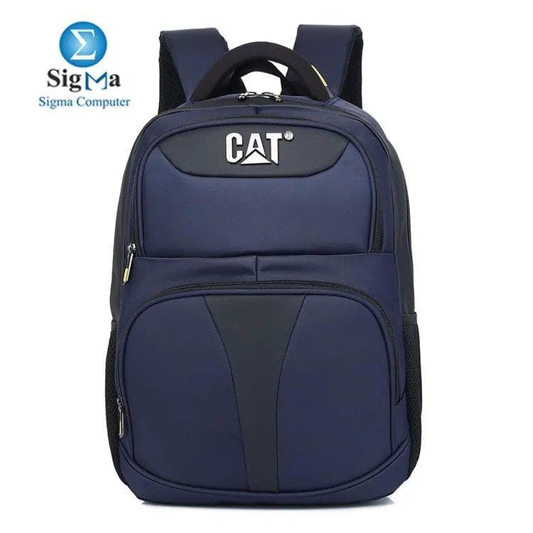 شنطة لابتوب Cat Louts 4811/6 أزرق كحلي - شنطة متينة مقاومة للماء، 45x30x13 سم، تناسب لابتوب حتى 15.6 بوصة مع حماية مبطنة وجيوب متعددة