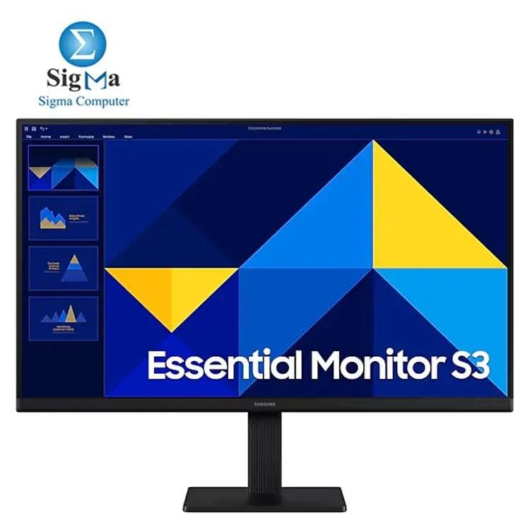 Samsung LS27D300GAMXUE 27" IPS FHD 100Hz monitor, 5ms GTG, 250 cd/m² brightness, 1x HDMI, 1x VGA, Eye Saver Mode, Flicker Free, 25W power.