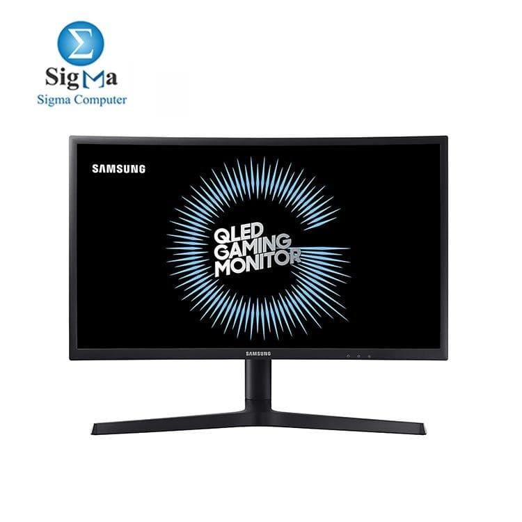 شاشة سامسونج CFG70 SERIES C27FG73 مقاس 27 بوصة منحنية، FHD، 144Hz، 1MS، QLED، AMD FREESYNC