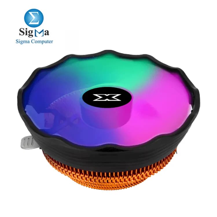 Xigmatek Apache Plus 120mm RGB CPU cooler 1500 RPM 46 CFM airflow 21.8 dBA 70mm low-profile aluminum build