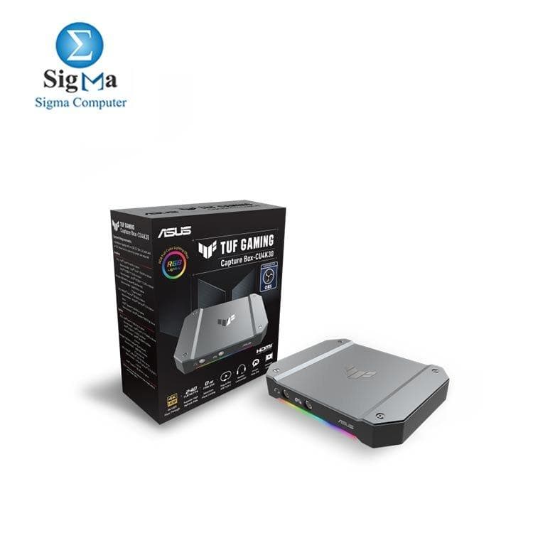 جهاز التقاط فيديو اسوس TUF GAMING CAPTURE BOX-CU4K30