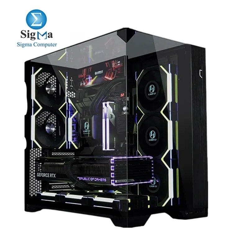 كيسة جيمنج ليان لي O11 Vision Compact سوداء Mid Tower - O11VPX