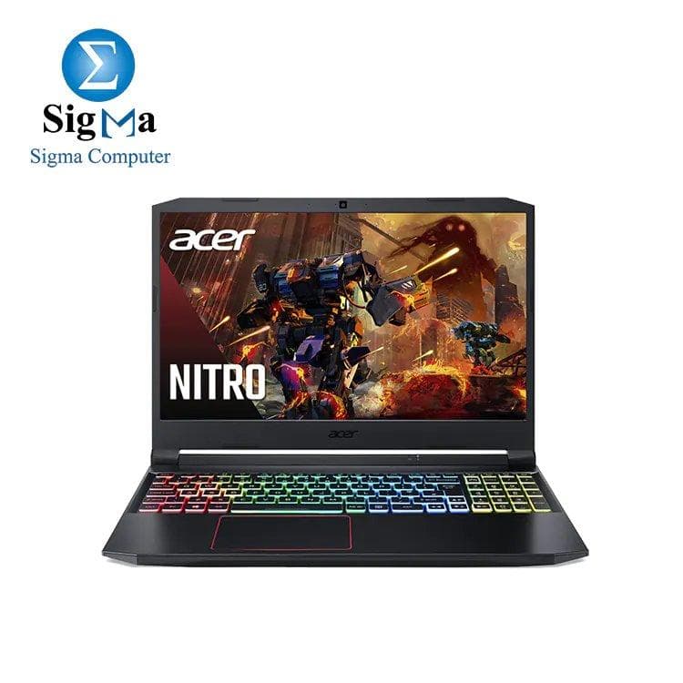 لابتوب جيمنج ايسر Nitro 5 AN515-57-79G1 معالج انتل كور™ i7-11800H، رام 24GB DDR4 3200MHz، هارد 1TB PCIe SSD + 2TB HDD، كرت شاشة GeForce RTX™ 3060 6GB، شاشة 15.6 بوصة