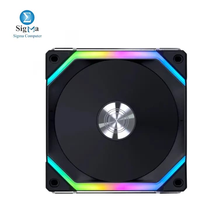 مروحة ليان لي UNI Fan SL لاسلكية 120MM RGB أسود Fan-12SLIW1B