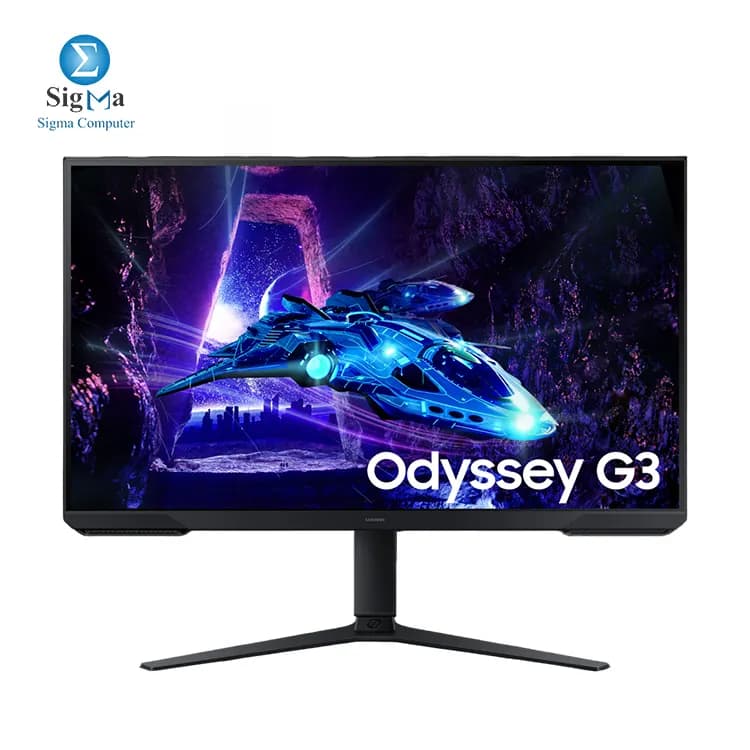 سامسونج Odyssey G3 G30D، تردد 180Hz، تصميم بدون حواف، شاشة VA، حماية للعين، موديل الألعاب (LS32DG302EMXUE)