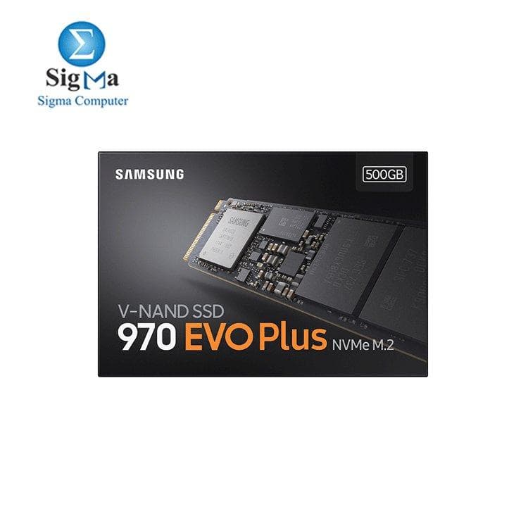 Samsung SSD 970 EVO Plus NVMe M.2 500GB Read Speed Up to 3,500 MB/s, Write Speed: Up to 3,200 MB/s