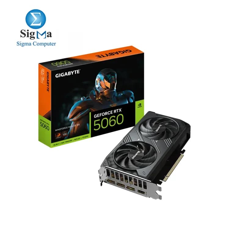 Gigabyte GeForce RTX 5060 WINDFORCE MAX OC 8GB GDDR7