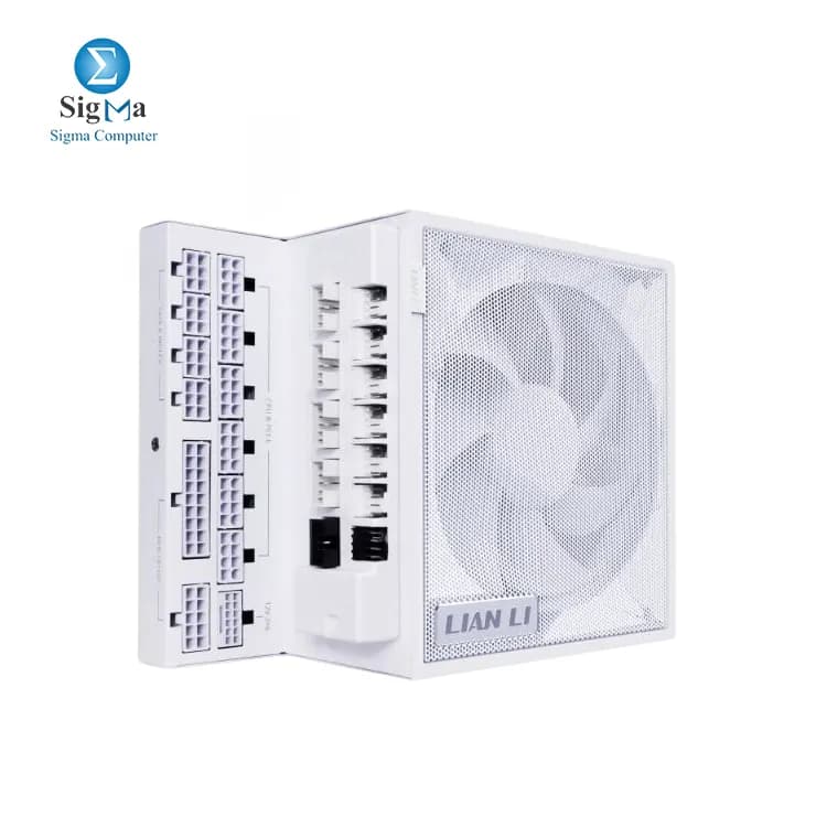ليان لي Edge Gold EG1200G باور سبلاي 1200W 80 Plus Gold ATX 3.1 كامل الوحدات أبيض
