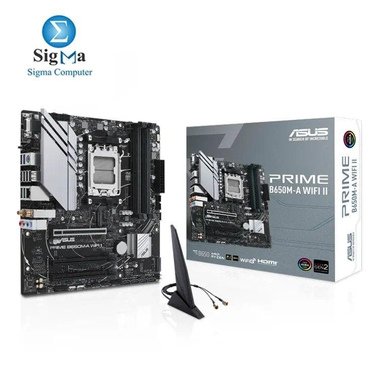 ASUS PRIME B650M-A WIFI II Socket AM5 LGA 1718 Motherboard