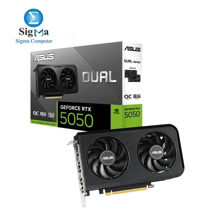 ASUS Dual GeForce RTX 5050 8GB GDDR6 OC Edition