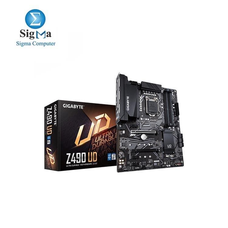 لوحة أم جيجابايت انتل Z490 Ultra Durable
