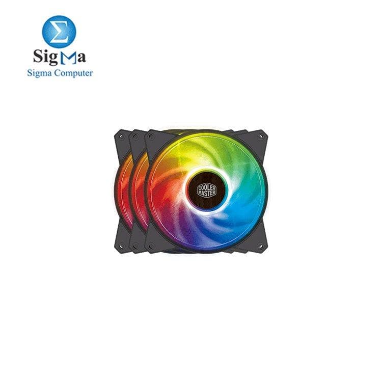كولر ماستر مروحة MASTERFAN MF120R ARGB 3 في 1