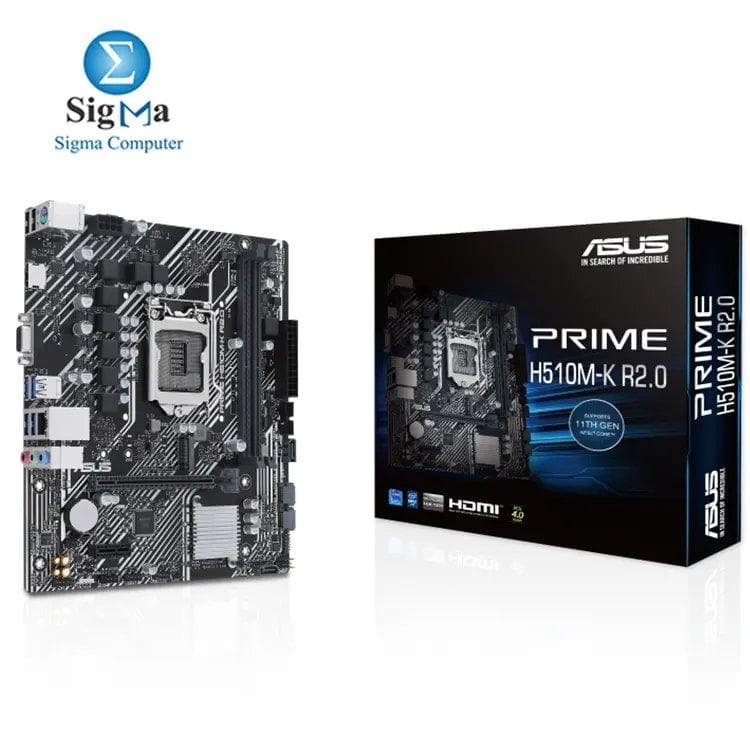 لوحة أم اسوس PRIME H510M-K R2.0 سوكيت LGA 1200
