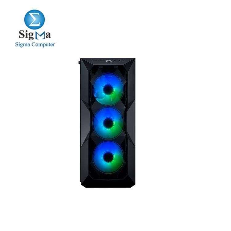 CASE-COOLER MASTER MASTERBOX TD500 CRYSTAL 3FANS ARGB