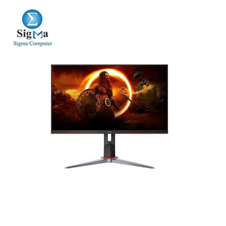 شاشة جيمنج AOC Q27G2S/D مقاس 27 بوصة، دقة 2K 2560x1440، تردد 170Hz، زمن استجابة 1ms، متوافقة مع G-SYNC