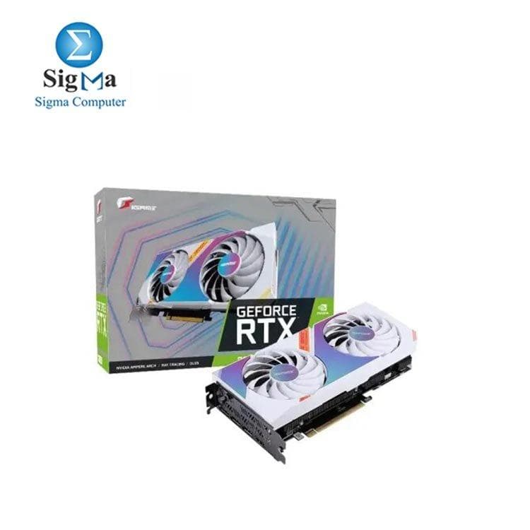 كرت شاشة Colorful iGame GeForce RTX 3050 Ultra W DUO OC 8G-V 8GB GDDR6