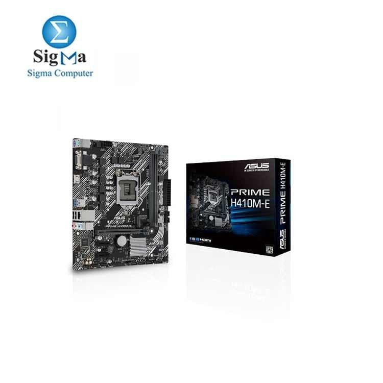 لوحة أم اسوس PRIME H410M -E انتل H410 (LGA 1200) mic-ATX