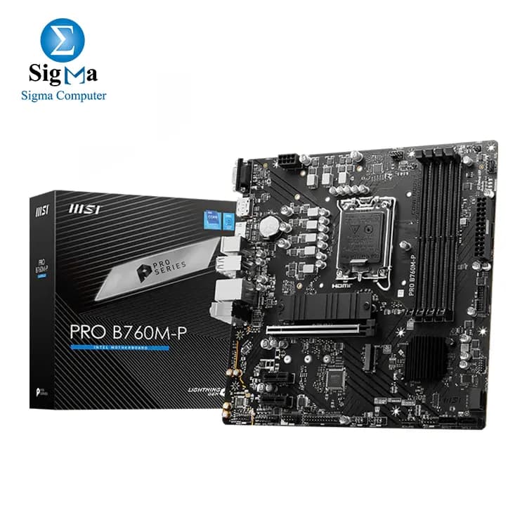 MSI INTEL PRO B760M-P DDR5 Socket LGA 1700 Motherboard