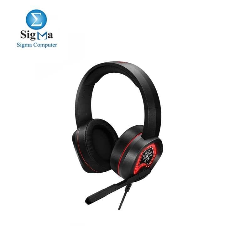 سماعة جيمنج ADATA XPG EMIX H20 RGB لون أسود بصوت محيطي Virtual 7.1