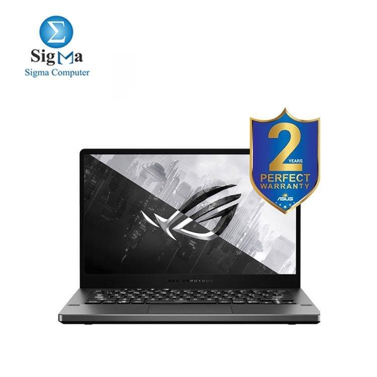 لابتوب اسوس ROG Zephyrus GA401IV-HA181T (معالج اي ام دي R9-4900HS - رام 16GB - هارد 1TB - كرت شاشة انفيديا GeForce RTX 2060 6GB - شاشة 14 بوصة WQHD - ويندوز 10) لون رمادي