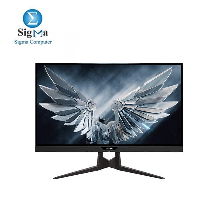 شاشة جيمنج AORUS FI27Q-P مقاس 27 بوصة بدون إطار QHD 1440p لوحة IPS بدقة ألوان 95% DCI-P3 زمن استجابة 1ms تردد 165Hz تدعم HDR متوافقة مع G-SYNC و FreeSync Premium قابلة للتعديل والتدوير VESA