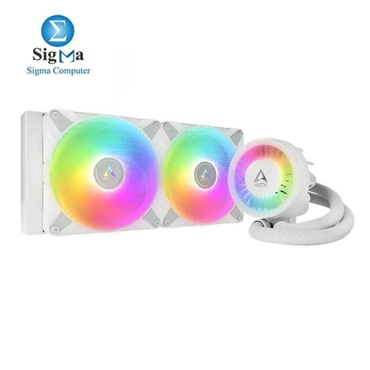 مبرد مائي ARCTIC Liquid Freezer III 280 A-RGB للمعالج - أبيض