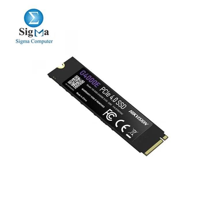 هارد SSD داخلي هيكفيجن G4000E M2 2280 سعة 512GB PCIe Gen4x4 NVMe 3D TLC 2500MB/s - 5000MB/s 900TBW