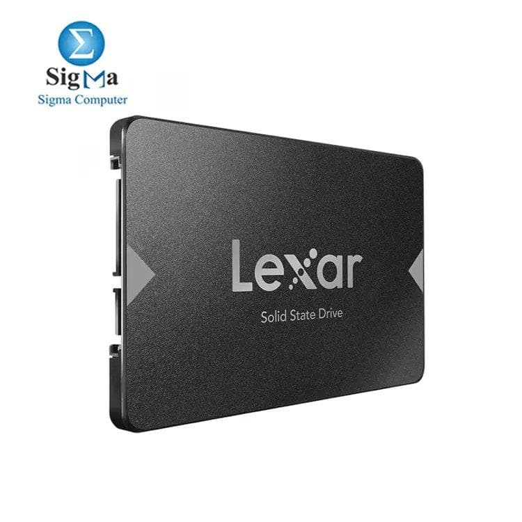 ليكسار هارد SSD 2TB NS100 مقاس 2.5 بوصة SATA III داخلي، سرعة قراءة تصل إلى 550MB/s، لون رمادي (LNS100-2TRBNA)
