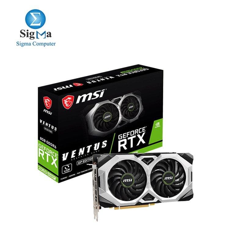 كرت شاشة ام اس اي انفيديا GeForce RTX 2060 SUPER™ VENTUS GP 8G DDR6