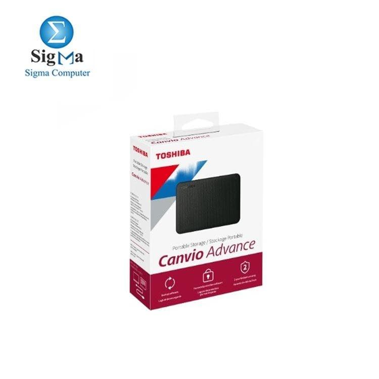 توشيبا Canvio Advance هارد 2TB أسود V10