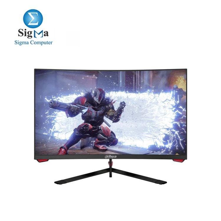 شاشة داهوا DHI-LM24-E200C منحنية مقاس 24 بوصة بدقة 1920X1080 FHD بتردد 165HZ وزمن استجابة 1MS