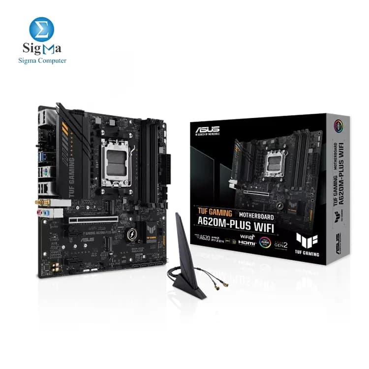 لوحة أم اسوس AMD TUF GAMING A620M-PLUS واي فاي