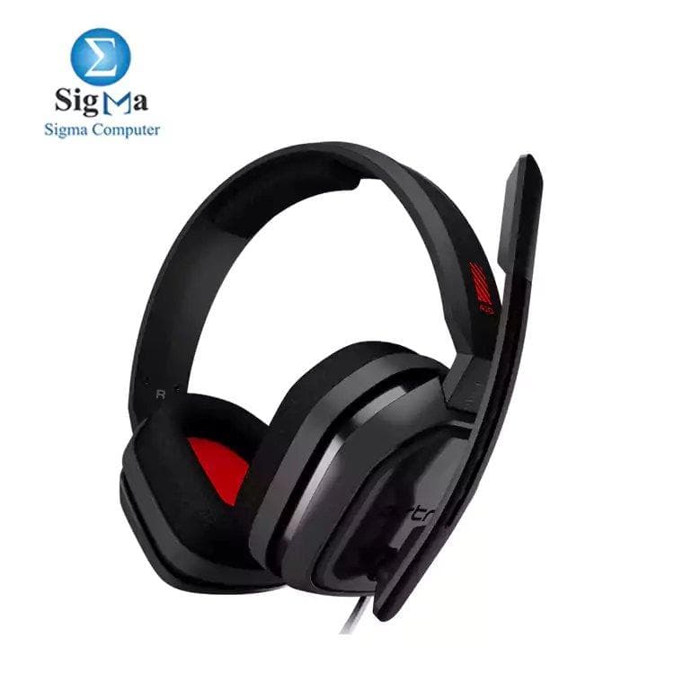 سماعة جيمنج ASTRO A10 لجهاز PlayStation - PlayStation 5, PlayStation 4 - رمادي/أحمر 939-001530