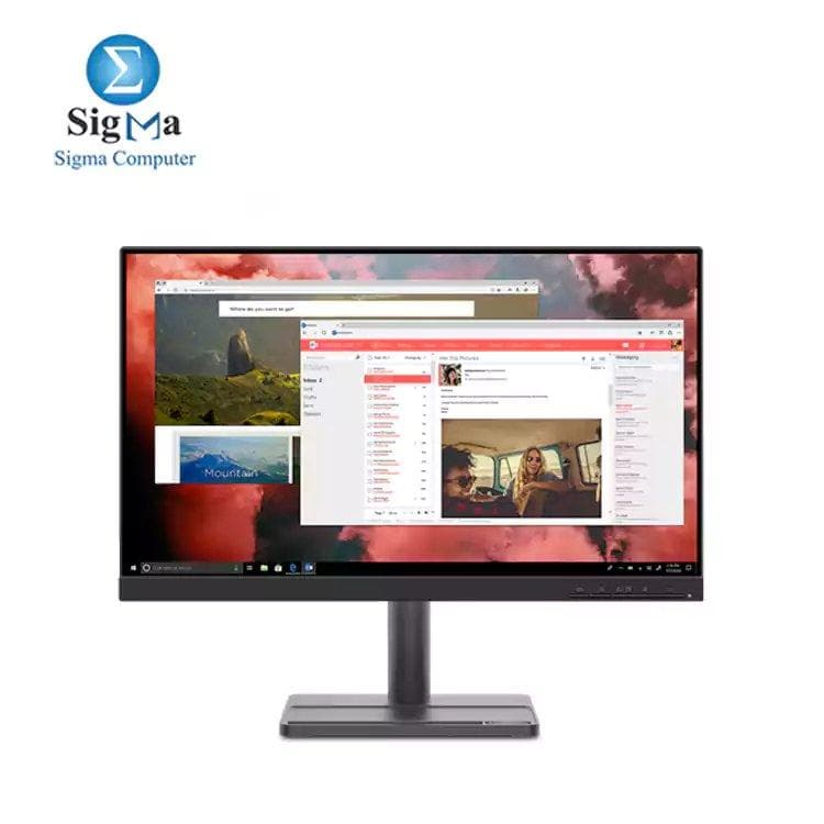 شاشة لينوفو L22e-30 مقاس 21.5 بوصة FHD VA FreeSync 75Hz 1920x1080 4MS - لون أسود