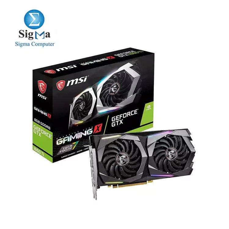 MSI GeForce GTX 1660 Ti Gaming X 6GB GDRR6 Graphics Card