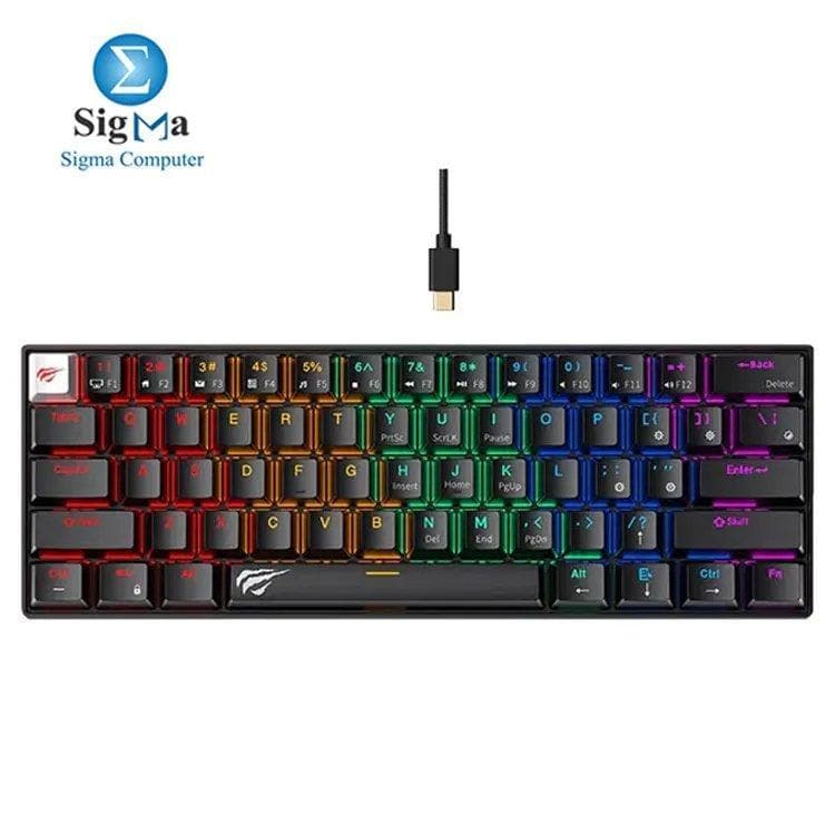 HAVIT KB903L Gaming Mechanical Keyboard Black (Red Switch)