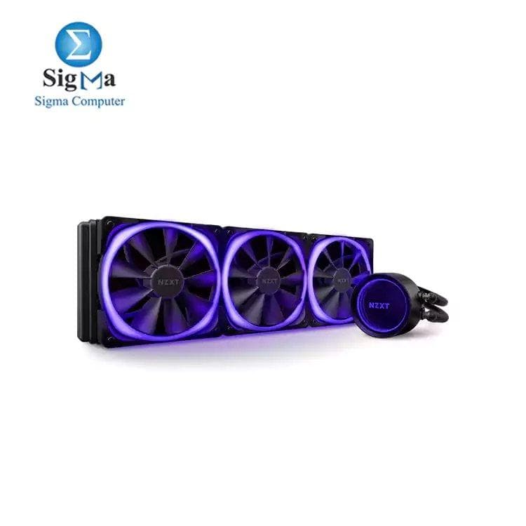 مبرد مائي NZXT Kraken X73 RGB 360mm مع مضخة RGB بتصميم مرآة انفينيتي دوارة