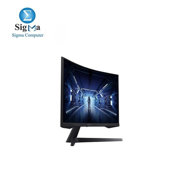 شاشة سامسونج LC32G55TQBMXEG 32 بوصة Odyssey G5 جيمنج 2560x1440 144Hz VA 1ms منحنية