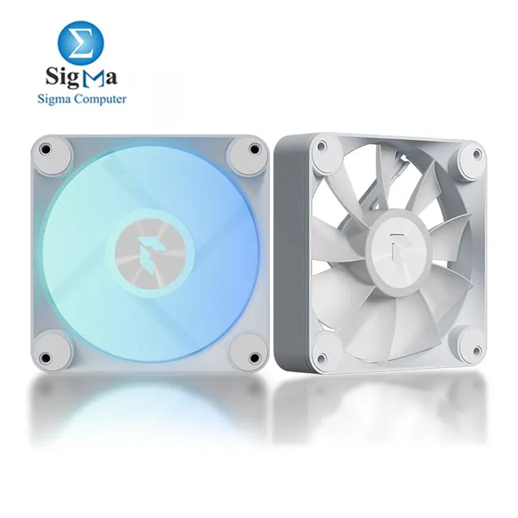APNX FP1-R 120mm Reverse PWM ARGB White (30mm Design)(1600 RPM)(62.9 CFM) (Tray Version)