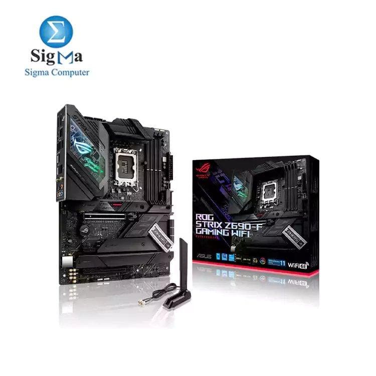لوحة أم اسوس ROG Strix Z690-F جيمنج واي فاي 6E مقبس LGA1700 (انتل الجيل 12) ATX