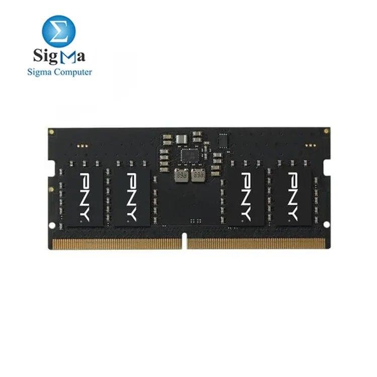 PNY MN8GSD54800-BLK 8GB DDR5 4800MHz SO-DIMM CL40 1.1V Non-ECC